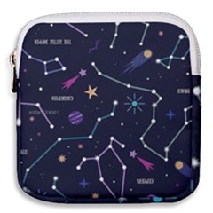 Space Wallpapers Mini Square Pouch by Vaneshart