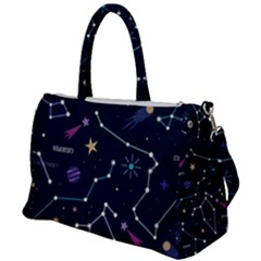 Space Wallpapers Duffel Travel Bag by Vaneshart