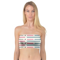 Long Lines Vector Pattern Bandeau Top by Vaneshart