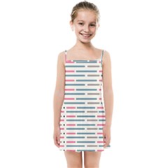 Long Lines Vector Pattern Kids  Summer Sun Dress by Vaneshart