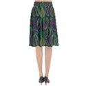 Neon Fruit Seamless Pattern Flared Midi Skirt View2