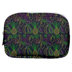 Neon Fruit Seamless Pattern Make Up Pouch (small) by Vaneshart