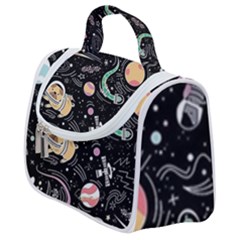 Animals Galaxy Space Satchel Handbag by Vaneshart