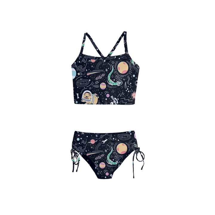 Animals Galaxy Space Girls  Tankini Swimsuit