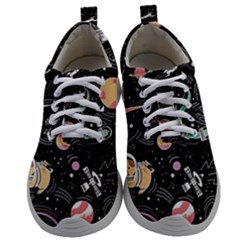 Animals Galaxy Space Mens Athletic Shoes by Vaneshart