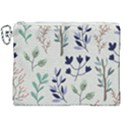 Dark Tone Plant Pattern Canvas Cosmetic Bag (XXL) View1