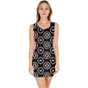 Black And White Pattern Bodycon Dress View1