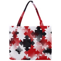 Black And Red Multi Direction Mini Tote Bag by Vaneshart