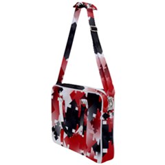 Black And Red Multi Direction Cross Body Office Bag by Vaneshart