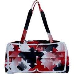 Black And Red Multi Direction Multi Function Bag by Vaneshart