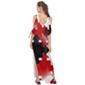 Black And Red Multi Direction Maxi Chiffon Cover Up Dress View2