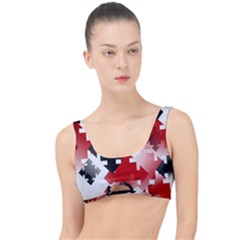 Black And Red Multi Direction The Little Details Bikini Top by Vaneshart