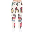 Kids Birthday Women velvet Drawstring Pants View1