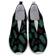 Tropical Leaves Pattern No Lace Lightweight Shoes by Vaneshart