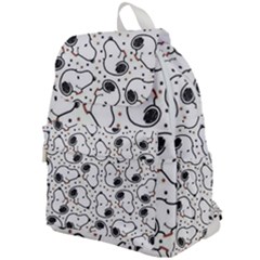 Dog Pattern Top Flap Backpack by Vaneshart