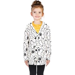 Dog Pattern Kids  Double Breasted Button Coat by Vaneshart