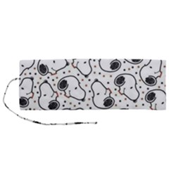 Dog Pattern Roll Up Canvas Pencil Holder (m) by Vaneshart