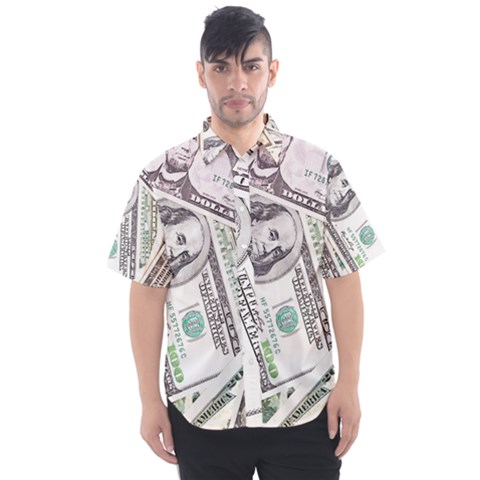 Mixed Dollars Men s Short Sleeve Shirt by Vaneshart