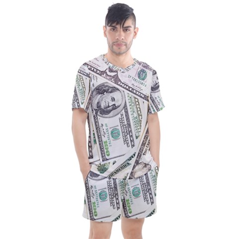 Mixed Dollars Men s Mesh Tee And Shorts Set by Vaneshart