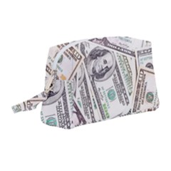 Mixed Dollars Wristlet Pouch Bag (medium) by Vaneshart