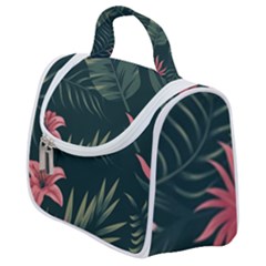 Tropical Flowers Pattern Tekstura Fon Background Pattern Satchel Handbag by Vaneshart