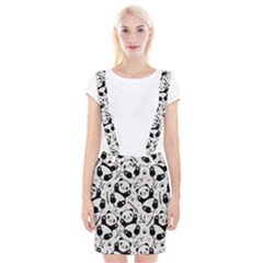 Panda Pattern Braces Suspender Skirt by Vaneshart