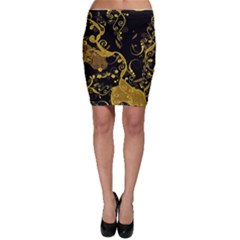 Floral Pattern Background Bodycon Skirt by Vaneshart