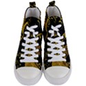 Floral Pattern Background Women s Mid-Top Canvas Sneakers View1