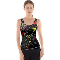 Random Paint Splats Background Tank Top by Vaneshart