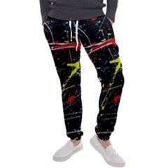 Random Paint Splats Background Men s Jogger Sweatpants by Vaneshart