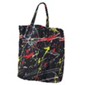 Random Paint Splats Background Giant Grocery Tote View1