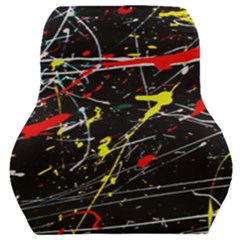 Random Paint Splats Background Car Seat Back Cushion  by Vaneshart