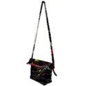 Random Paint Splats Background Folding Shoulder Bag View2