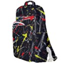 Random Paint Splats Background Double Compartment Backpack View1