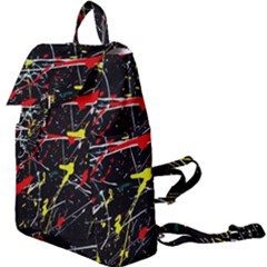 Random Paint Splats Background Buckle Everyday Backpack by Vaneshart