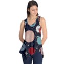 Space Galaxy Pattern Sleeveless Tunic View1