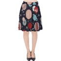 Space Galaxy Pattern Velvet High Waist Skirt View1