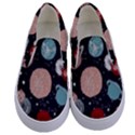 Space Galaxy Pattern Kids  Canvas Slip Ons View1