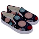 Space Galaxy Pattern Kids  Canvas Slip Ons View3