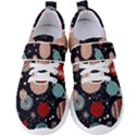 Space Galaxy Pattern Women s Velcro Strap Shoes View1