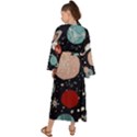 Space Galaxy Pattern Maxi Kimono View2