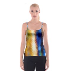 Abstract Paint Smears Spaghetti Strap Top by Vaneshart