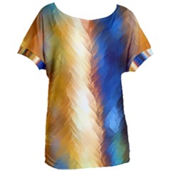 Abstract Paint Smears Women s Oversized Tee by Vaneshart