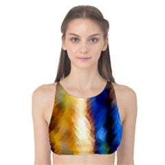 Abstract Paint Smears Tank Bikini Top by Vaneshart