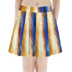 Abstract Paint Smears Pleated Mini Skirt by Vaneshart