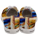 Abstract Paint Smears Women s Low Top Canvas Sneakers View4