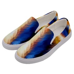 Abstract Paint Smears Men s Canvas Slip Ons by Vaneshart