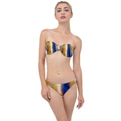 Abstract Paint Smears Classic Bandeau Bikini Set by Vaneshart