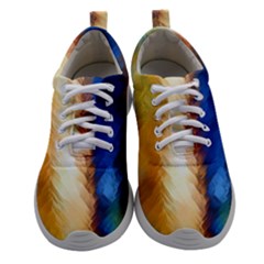 Abstract Paint Smears Women Athletic Shoes