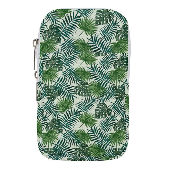 Leaves Tropical Wallpaper Foliage Waist Pouch (Large)